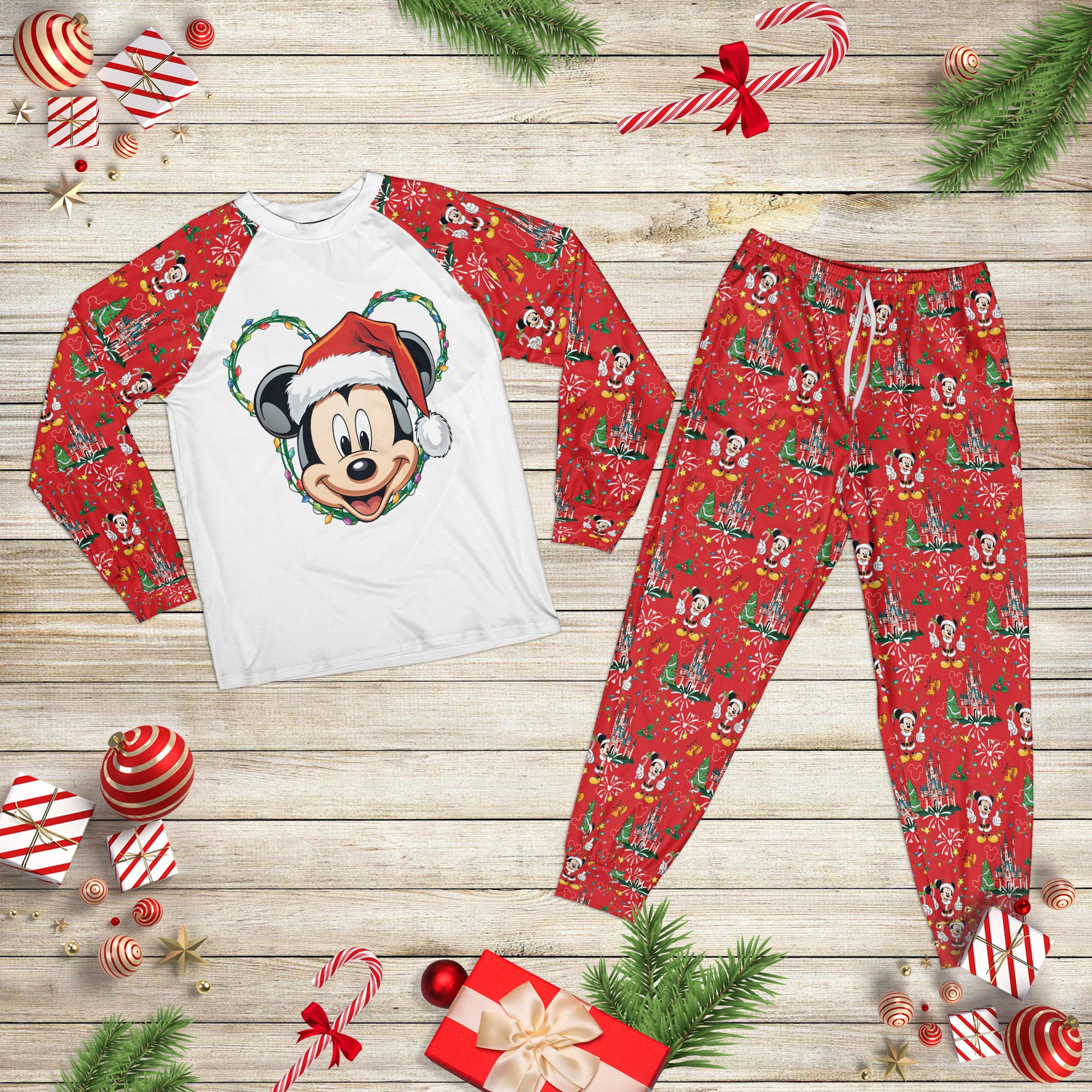 Mickey christmas online family pajamas