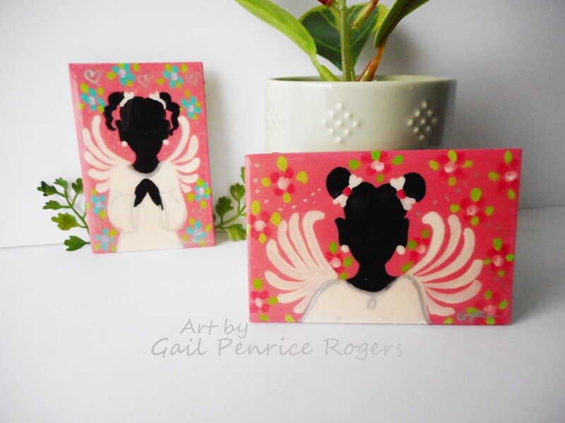 Afrocentric Gifts Little Angel Girl Refrigerator Magnet Black Angels Afrocentric Gifts Little Angel Girl Refrigerator Magnet Black Angels