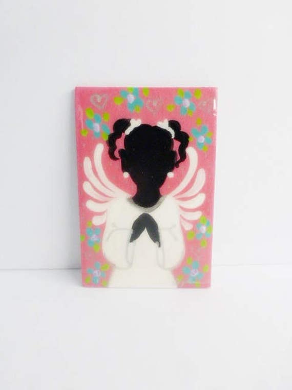 Afrocentric Gifts Little Angel Girl Refrigerator Magnet Black Angels Afrocentric Gifts Little Angel Girl Refrigerator Magnet Black Angels