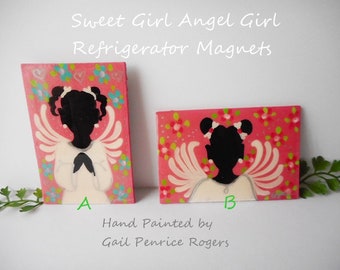 Afrocentric Gifts Little Angel Girl Refrigerator Magnet Black Angels Afrocentric Gifts Little Angel Girl Refrigerator Magnet Black Angels