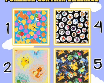 Pokemon Curtain Valance