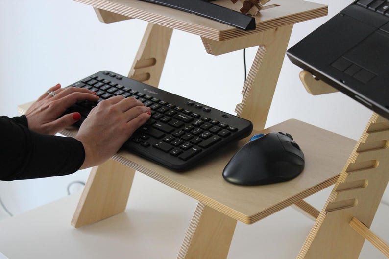 Desk Stand Monitor Stand Laptop Riser Stand Up Workstation Sit To