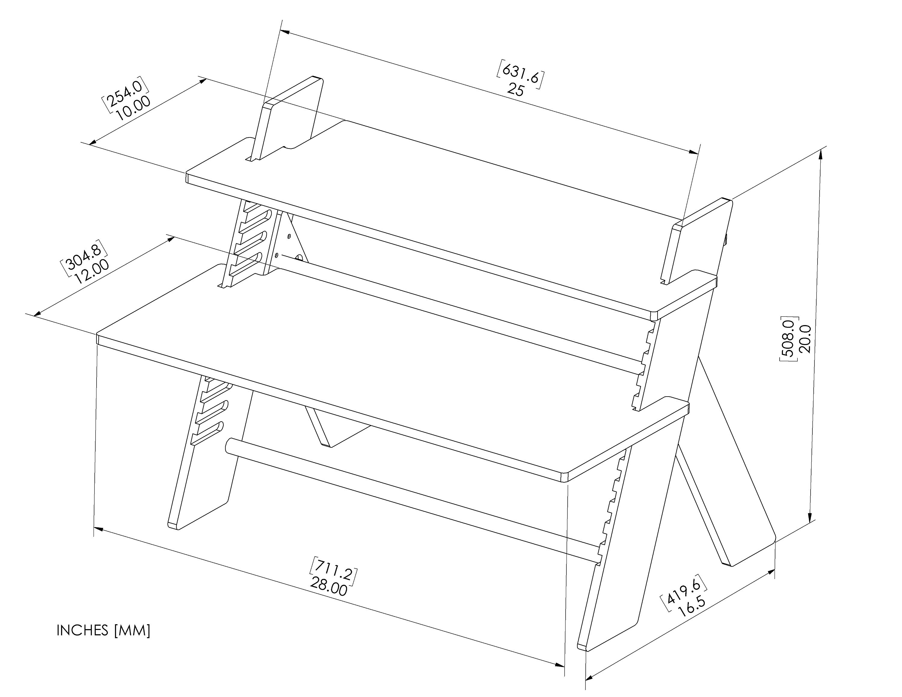 Minimal Wood Standing Desk Converter Convertible Standing Etsy UK