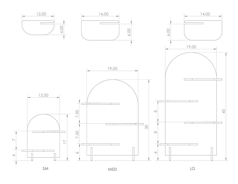 Arch display stand, small display, product display. DST-007 afbeelding 9