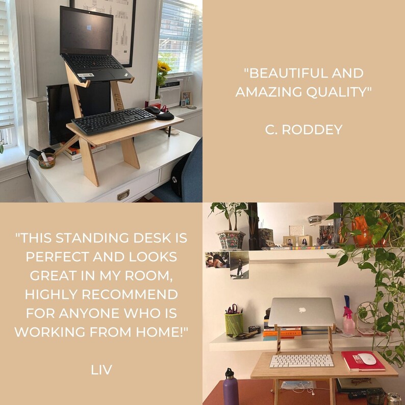 Standing Desk Converter Alto Stand Etsy