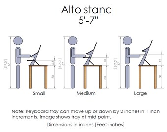 Alto Stand Sizing Charge 5-7 to 6-0
