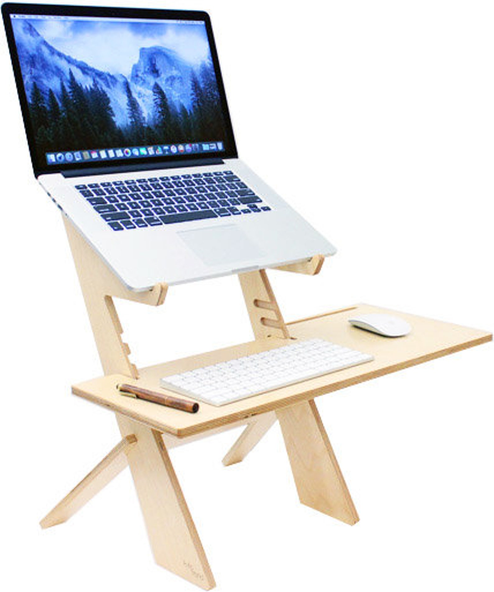 Laptop stand wood laptop stand mac book stand wood laptop Etsy