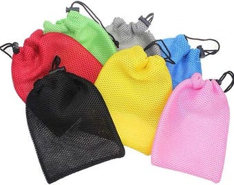 Reusable Cotton Mesh Bag, Cotton Mesh Bags, Polyester Mesh Bags, Cotton Mesh Drawstring Bags, White Nylon Mesh Bag, Promotional Mesh Pouch