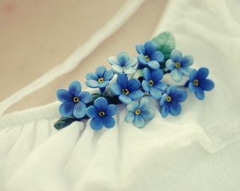 MARIANA NKLC - BLUE FORGET ME NOT PENDANT