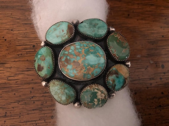 Artisan Royston Cluster Ring ~ - image 1