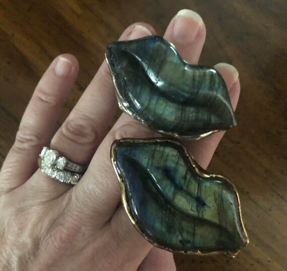 Dara Ettinger Labradorite Lip Ring - image 2