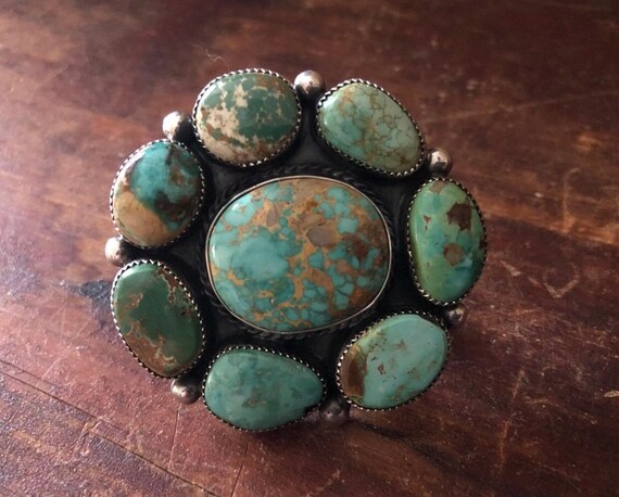 Artisan Royston Cluster Ring ~ - image 3