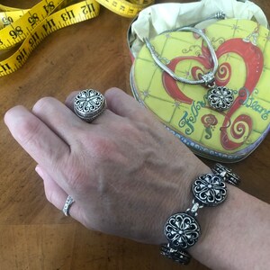 Vintage Brighton Chinoise Reversible Jewelry Set ~ bild 4