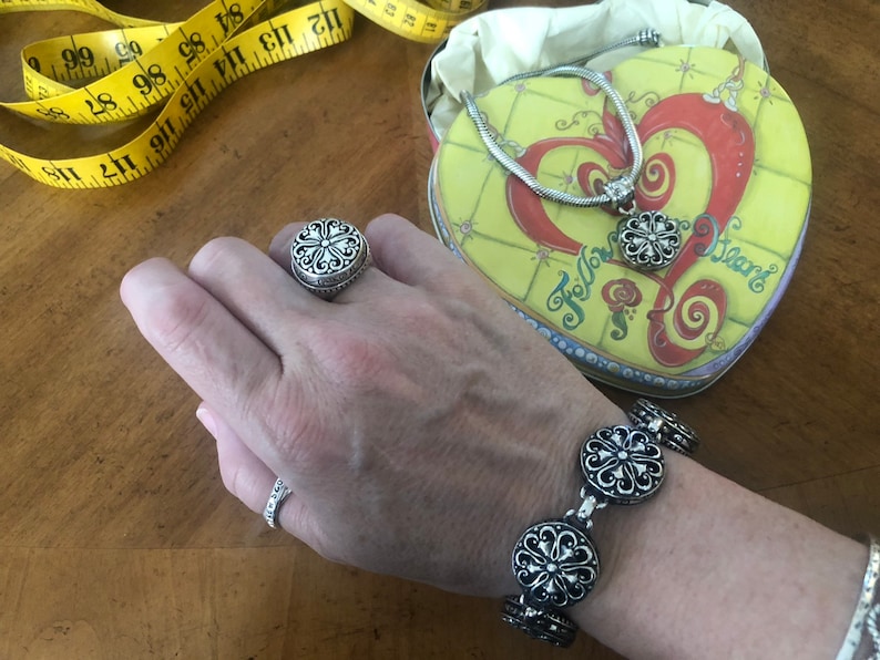 Vintage Brighton Chinoise Reversible Jewelry Set ~ bild 4