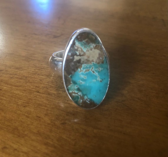 Vintage Turquoise Statement Ring - image 1