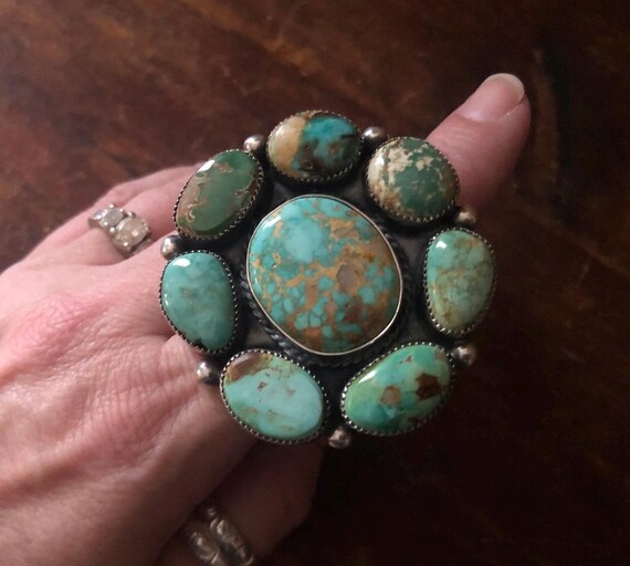 Artisan Royston Cluster Ring ~ - image 2