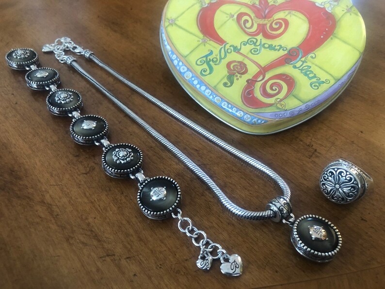 Vintage Brighton Chinoise Reversible Jewelry Set ~ bild 2