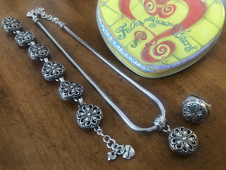 Vintage Brighton Chinoise Reversible Jewelry Set ~ bild 1