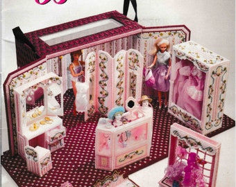 DOWNLOAD DIGITALE Opuscolo con modelli in tela di plastica Barbie Boutique