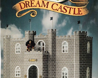 DOWNLOAD DIGITALE Libretto con modelli per bambola Barbie Dream Castle in tela di plastica