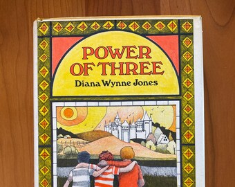 The Power of Three by Diana Wynne Jones - 1977 Library Edition - Ex-Library