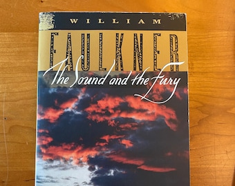 The Sound and The Fury by William Faulkner - 1990 Vintage International paperback