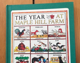 The Year at Maple Hill Farm - Alice and Martin Provensen - 1978 Atheneum - MacMillan Book Club