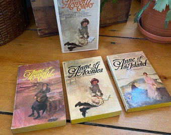 Anne of Green Gables Book Set by L.M. Montgomery - 1980s