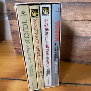 J.R.R. Tolkien: The Man & His Myth - Ballantine Box Of 4 Paperbacks - 1978