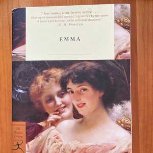 Emma by Jane Austen - Modern Library 2001 Trade Paperback