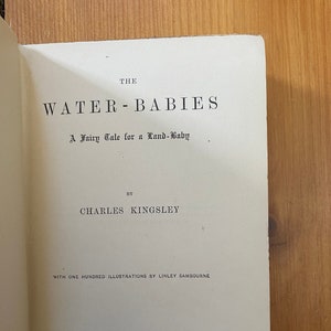 The Water Babies, A Fairy Tale for a Land Baby- Charles Kingsley - MacMillan 1889