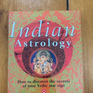 Indian Astrology by Komilla Sutton - 2000 Hardcover Book