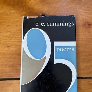 95 Poems by E.E. Cummings - 1964 Hardcover Edition - Beautiful