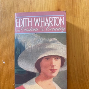 The Custom of the Country di Edith Wharton - Prima edizione Collier 1987 Libro tascabile