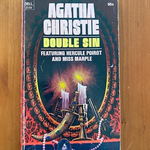 Double Sin by Agatha Christie - 1974 Dell - Hercule Poirot - Miss Marple