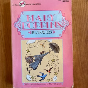 Mary Poppins di P.L. Travers - 1991 Dell Yearling Libro in brossura