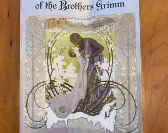 Libro De Cuentos De Hadas De Los Hermanos Grimm - "El Príncipe Rana", Edición MIDI, Tapa Dura, Cinta Marcador