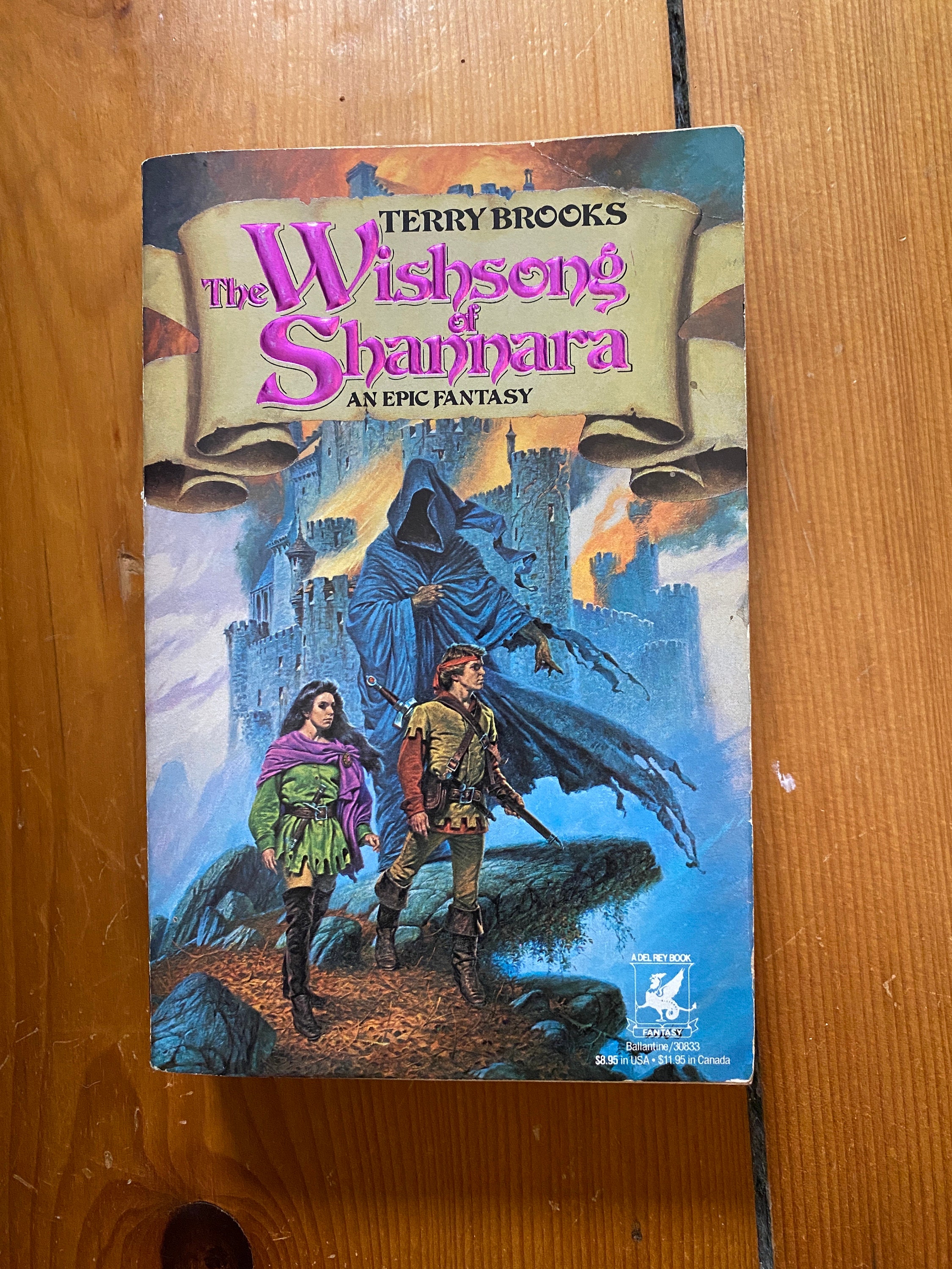 The Wishsong of Shannara by Terry Brooks - First Trade Paperback Edition 1985