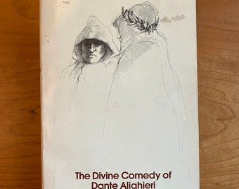 The Divine Comedy of Dante Alighieri Inferno - A Verse Translation by Allen Mandelbaum - 1982 Bantam Paperback - illustrated