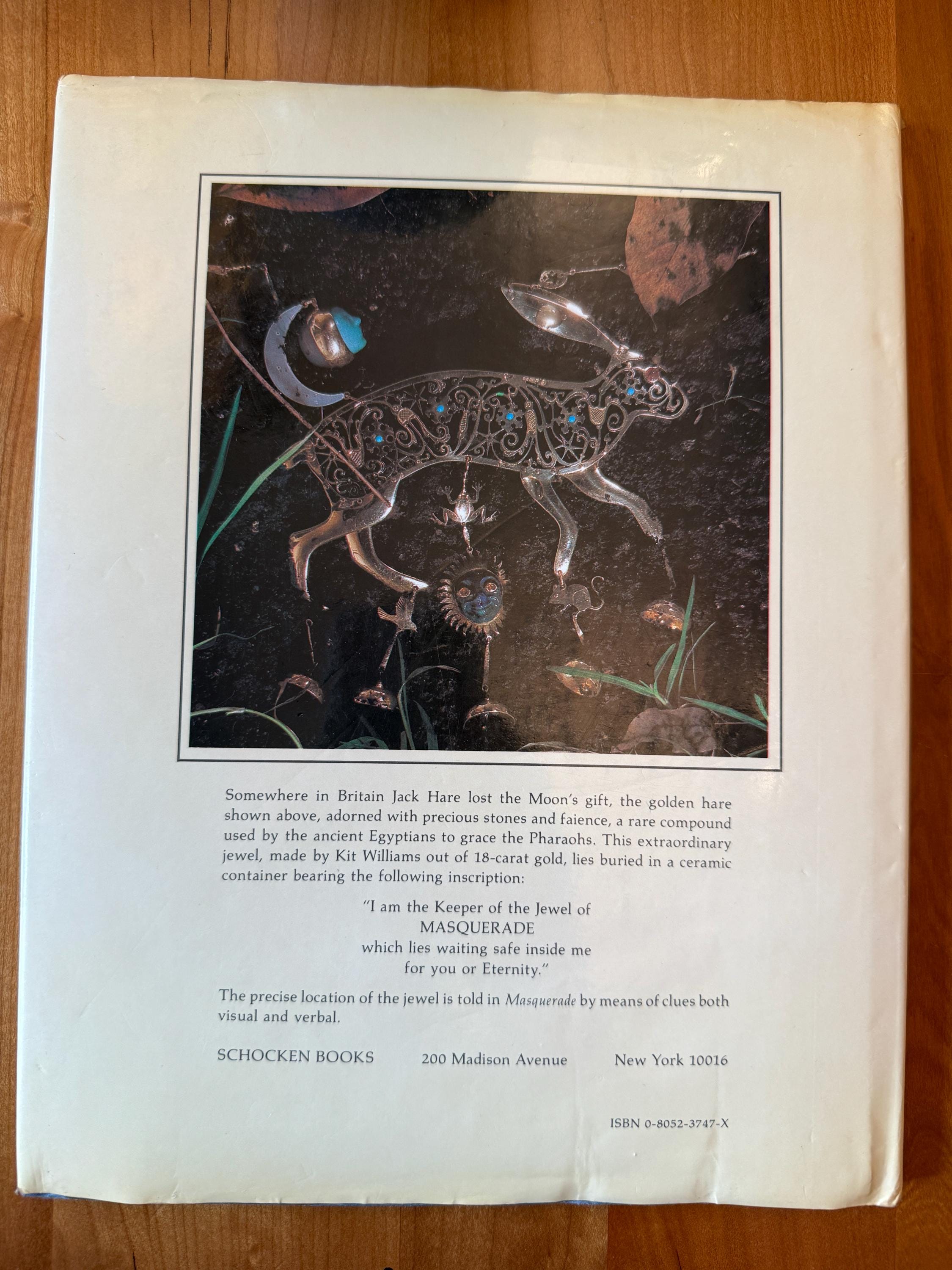 Masquerade by Kit Williams - 1981 Schocken Books - Etsy