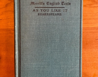 As You Like It by William Shakespeare - Merrill's English texts 1910