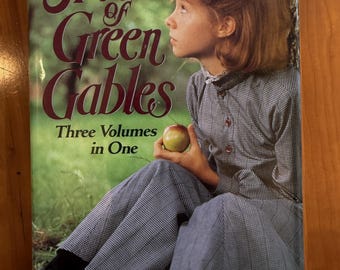 Anne of Green Gables Three Volumes in One by L.M. Montgomery - 1985 Gramercy