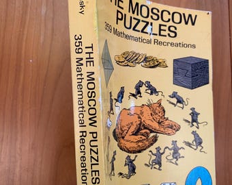 The Moscow Puzzles by Boris A. Kordemsky - 1972 Dover Edition - Etsy