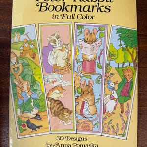 Marcapáginas de Peter Rabbit - 30 diseños - Dover 1987