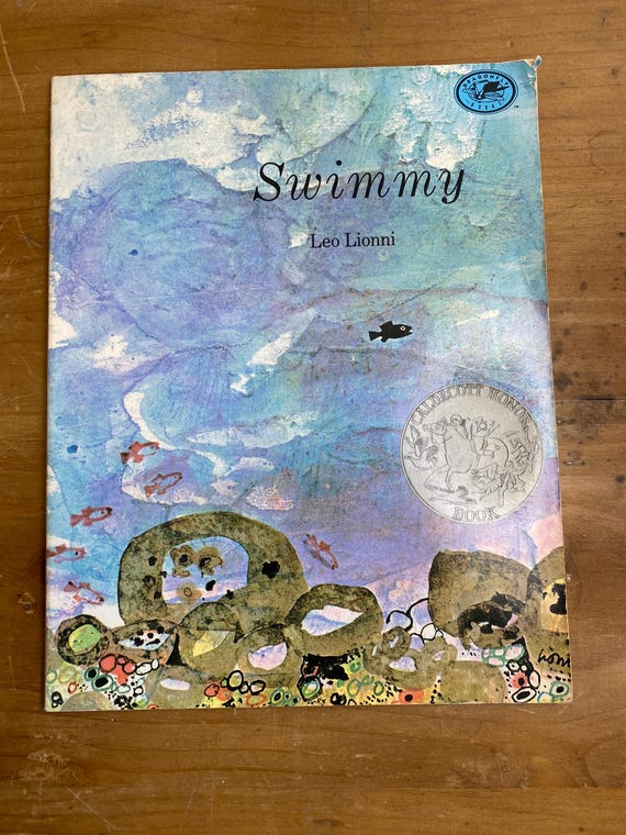 Swimmy by Leo Lionni - 1987 Knopf/dragonfly - Etsy
