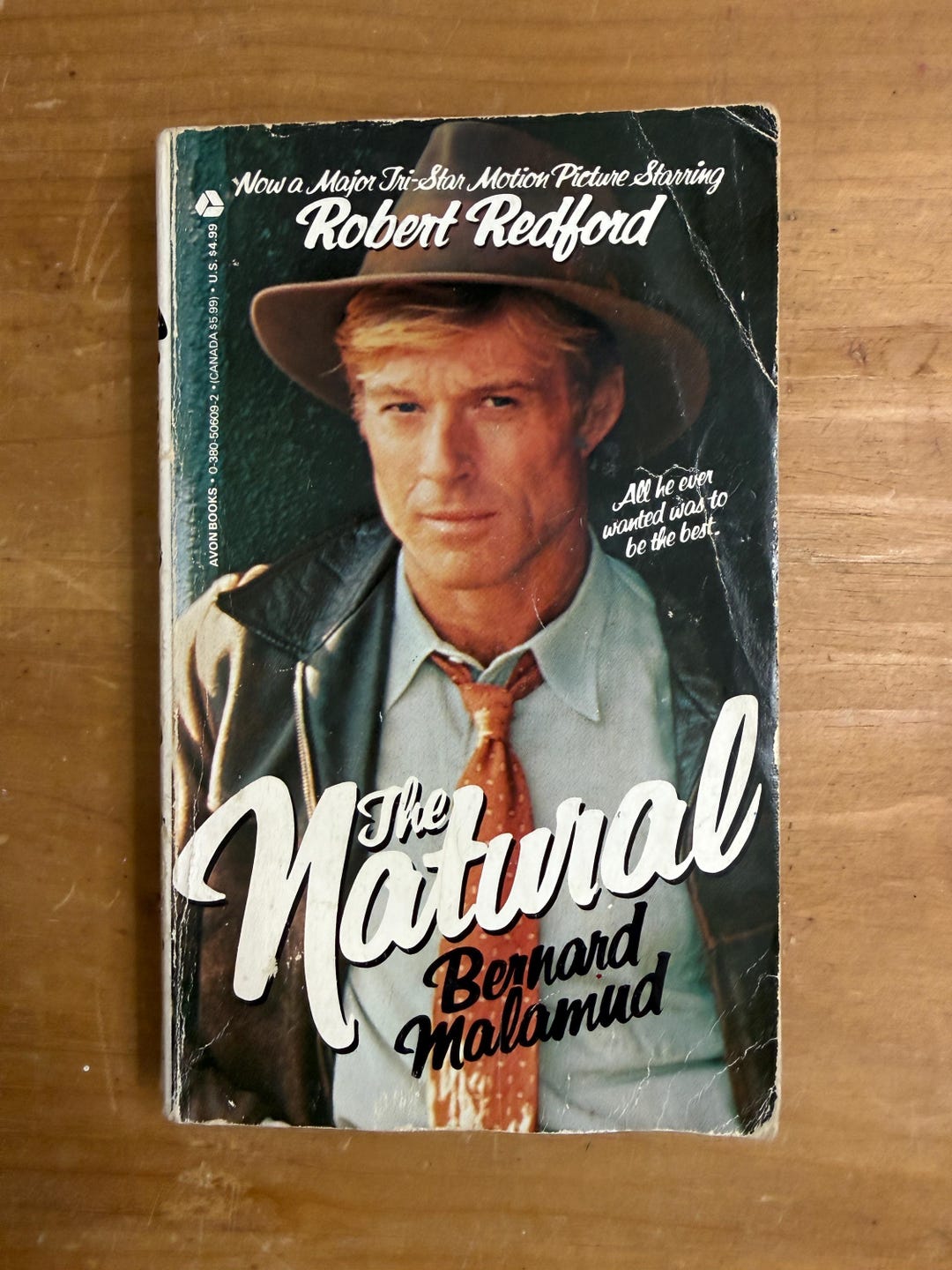 The Natural by Bernard Malamud - 1980 Avon - Robert Redford Movie Tie ...