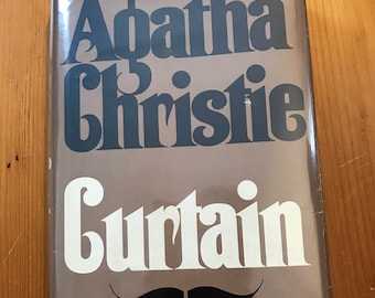 Hercule Poirot i Ridån av Agatha Christie - Inbunden bok från 1975