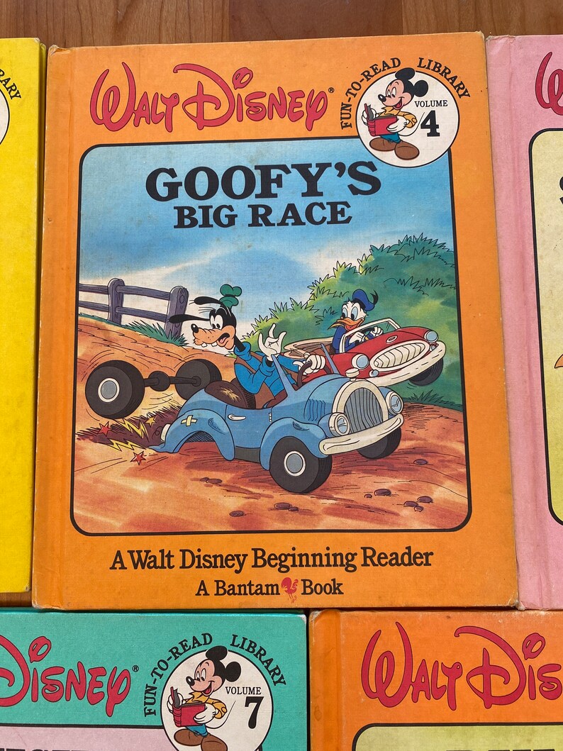 Walt Disney Fun To Read Library Assorted Titles 1980s Etsy Walt Disney Fun To Read Library Assorted Titles 1980s Etsy
