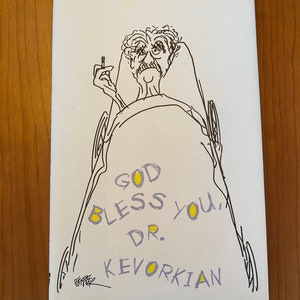 Dr Kevorkian - Cedar Ornament Dr Kevorkian - Cedar Ornament