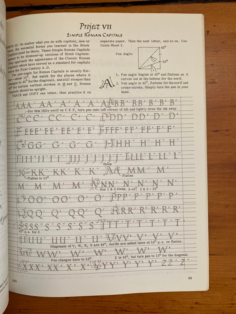 The Italic Way to beautiful Handwriting Cursive and Calligraphic by Fred Eager First Collier Edition 1974 image 5